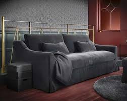 An Ikea Farlov Sofa In Gray Mobelideer Nytt Vardagsrum Stort Vardagsrum