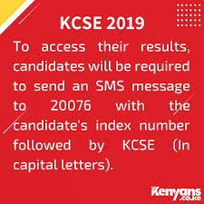Kcse 2019 exams results will be out on wednesday 18th december 2019. Kenyans Co Ke On Twitter How To Get Kcse 2019 Results On Sms Kcse2019results Kcse2019