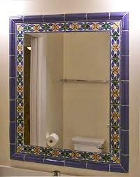 Affordable diy custom mirror frames for bathrooms. Tile Mirror Frame Houzz
