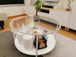 (i also bought the shelves and will be spraying them gold and putting them in my office) Ikea Vittsjo White Coffee Table Furniture Home Living Furniture Tables Sets On Carousell