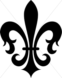 The fleur de lis or the tree of life, is an ideology that symbolizes the cycle of life. Black Decorative Fleur De Lis Fleur De Lis
