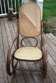 How To Re Cane A Bentwood Rocker With Pre Made Caning Katie Thomas And Sew It Goes Chair Repair Bentwood Rocker Bentwood Rocking Chair