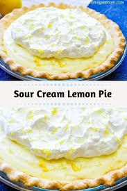 We Love Lemon Pie When I Found This Recipe For Sour Cream Lemon Pie In My Mom S Old Recipe Box I Had To Give It A Try Lemon Sour Cream Pie