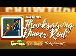 A new fish easy profit subscribers my channel hello holla masbor mbakborku, kali ini aku membuat new rod yaitu thanksgiving rod growtopia. Auzial Youtube