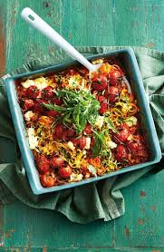 Zucchini And Sweet Potato Zoodle Bake Recipe Vegetarian Cooking Vegetarian Recipes Vegetarian