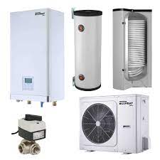 * pompe de caldura geotermice pentru incalzire, apa calda si racire * 0% emisii co2 la producerea energiei termice * costuri mai mici la plata incalzirii, racirii si apei calde fata de un apartament clasic (*calcul realizat in conditii optime de utilizare, in baza unor parametrii de eficienta energetica) * 100% reciclare selectiva a deseurilor Pachet Pompa De Caldura Aer Apa Split Cu Boiler 200l Si Ac