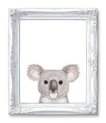Baby Koala Art Baby Room Print Koala Print Koala Painting Baby Room Decor Australian Animal Poster Koala Wall Art Cute Koala Poster Baby Room Prints Baby Room Artwork Koala Drawing