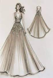 44 Ideas Fashion Sketches For Beginners Dresses How To Draw Fashion Design Sketches Wedding Dress Sketches Fashion Illustration Dresses