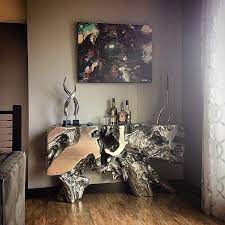 Add visual depth and interest to your space with a console table from z gallerie. Silver Console Table Sequoia Collection In 2021 Console Table Decorating Interior Console Table