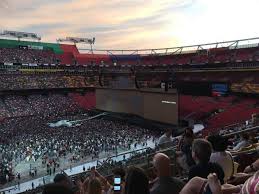 Fedex Field Section 324 Row 19 Seat 7 U2 With The