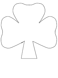 If i said shamrock, what would pop in your mind first? Free Printable Shamrock Template Coloring Home