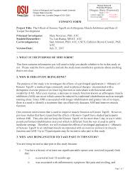 CONSENT FORM Project Title: The Effects of Kinesio Tape®