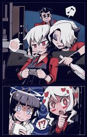 Azazel Modeus Stalking Them Helltaker Anime Kiss Anime Art Anime