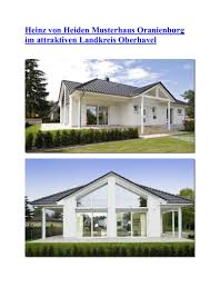 Das Musterhaus In Oranienburg Ist Ein Lichtdurchfluteter Bungalow Der Sich U A Durch Die Vorzuge Des Wohnens Auf Einer Ebene A Haus Haus Design Style At Home