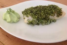 Cœur De Filet De Merlu Blanc En Croute D Herbes Et Son Espuma D Aneth Recette Filet De Merlu Recettes De Cuisine Recette Cooking Chef