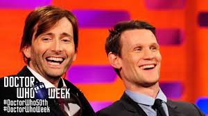 Matt Smith David Tennant Answer Whovian Fans Questions The Graham Norton Show Forget Everything Else Look At David Tenn David Tennant Doctor Who Doctor
