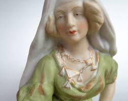 Japan Bisque Lady, Figurine, Vintage, Made in Japan,