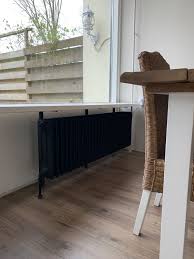 radiator zwart spuiten met action hitte bestendige verf woonkamer huis wonen