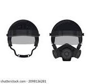 Set Russian Spetsnaz Steel Helmet Tactical