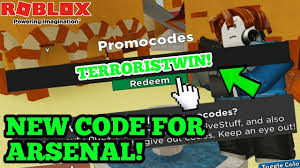 In this video i will be showing you awesome new working codes in arsenal for 2021! Roblox Arsenal Codes 2019 Yes One Code Only Youtube