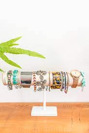 Among the bracelets, the braided bracelet is our favourite. Store Your Jewelry On A Diy Bracelet Storage Display Bar