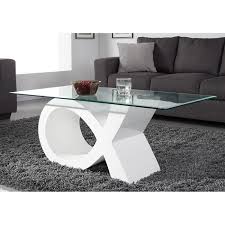 Table Base En Verre En Blanc Achat Vente Pas Cher Table basse blanche baroque avec pieds en bois massif vilta. table base en verre en blanc