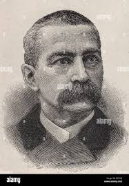 George W Ely, Secretary of the New York Stock Exchange, 1885 Stock Photo