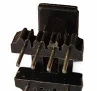 Plastic Single Phase Black EE13 Transformer Bobbin Pin, For Transformers,  Size: 35.5 X 19.0 X 34.8mm