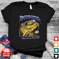 They make a statement anywhere you wear yours. Ring Los Angeles Lakers Champions 2020 Back To Back Nba Shirt Hoodie Sweater Long Sleeve And Tank Top
