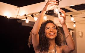 How To Hang Outdoor String Lights The Home Depot