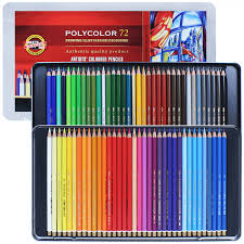 Veja mais ideias sobre combinações de cores, lapis colorido, tabela de cores. Lapis De Cor Polycolor 72 Cores