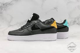 Black Nike Air Force Ones Womens Black Nike Air Force 1 07 Lux Vandalized Inside Out Black Nikes Nike Air Force Nike