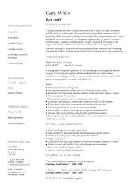 At some point in time, you will probably need to know how to write a cv for job applications. Bar Staff Cv Sample Dining Restaurant Resume Job Application Cvs Jobs