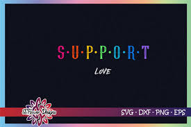 Download Support Love Lgbt Graphic By Ssflower Creative Fabrica PSD Mockup Templates