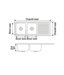 buy nirali kitchen sink double bowl