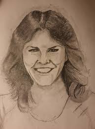 My WIP portrait in loving memory of my younger sister Janet.