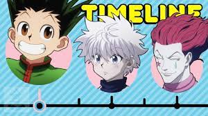 Hunter x hunter (2011) is set in a world where hunters exist to perform all manner of dangerous tasks like capturing criminals and bravely searching for lost treasures in uncharted territories. The Complete Hunter X Hunter Timeline So Far Get In The Robot Youtube