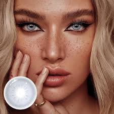 Coleyes Velvet Grey Yearly Prescription Colored Contacts