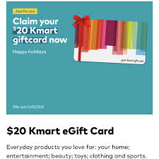 The digital revolution has finally caught up to the gift card and prezzee has made it super eezzee for you to purchase and send your kmart egift card instantly to anyone, anywhere. Free 20 Kmart Egift Card For Optus Customers Ozbargain