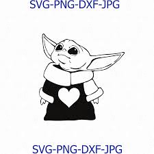 Baby Yoda Svg Baby Imaginary Creature Svg By Digital4u On Zibbet