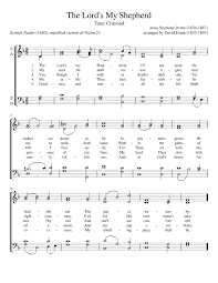 2 he makes me lie down in green pastures, he leads me beside quiet waters 6 surely your goodness and love will follow me all the days of my life, and i will dwell in the house of the lord forever. The Lord S My Shepherd Crimond Sheet Music For Synthesizer Mixed Duet Download And Print In Pdf Or Midi Free Sheet Music With Lyrics Musescore Com