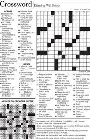 They're equally good for kids learning how to spell, for adults wanting to stimulate their mind, or for senior citizens looking to keep their minds sharp. 15 Ny Times Crossword Puzzles Ideas Crossword Puzzles Crossword Printable Crossword Puzzles