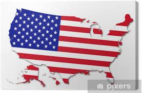 Freedom bald eagle patriotic outdoor house flag 28 x 40. Leinwandbild Usa Flagge Pixers Wir Leben Um Zu Verandern
