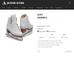 Jackson Ultima Gam Concept Select Womens And Girls White Figure Ice Skates