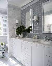 Bathroom design ideas with gray tile. Pin By Marie Jereb On Bathing Beauty Hampton Style Bathrooms Bathrooms Remodel Bathroom Styling