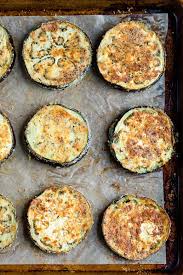 Healthy Baked Eggplant Parmesan Eating Bird Food Recipe Eggplant Parmesan Baked Baked Eggplant Eggplant Parmesan
