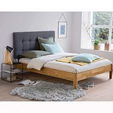 lit chene massif avec sommier zulda chene clair naturel la redoute interieurs la redoute oak beds solid oak beds furniture