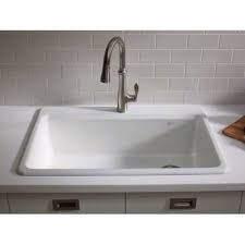 Today we go back to basics with a look at. Kohler K 5871 1a2 0 Riverby White Drop In Single Bowl Kitchen Sinks Top Mount Kitchen Sink Kohler Kitchen Sink Sink