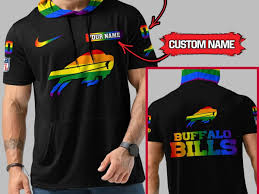 NFL Buffalo Bills LGBT Workout Hoodie Tank Tops Custom LGBT Pride Shirt