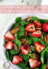 Strawberry Spinach Salad With Honey Balsamic Dressing Recipe Recipes To Cook Spinach Strawberry Salad Honey Balsamic Dressing Spinach Salad